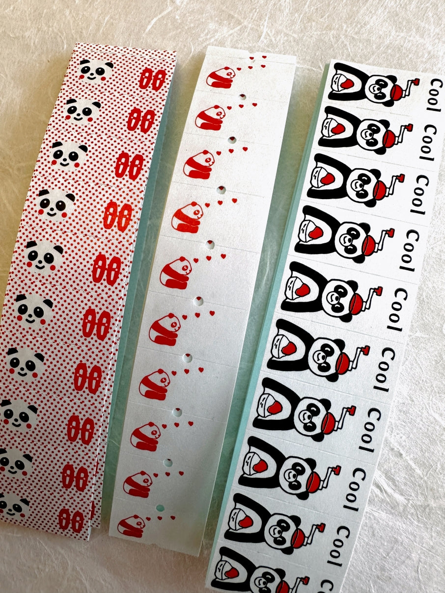 Panda Factory - label stickers MULTI SAMPLER SET