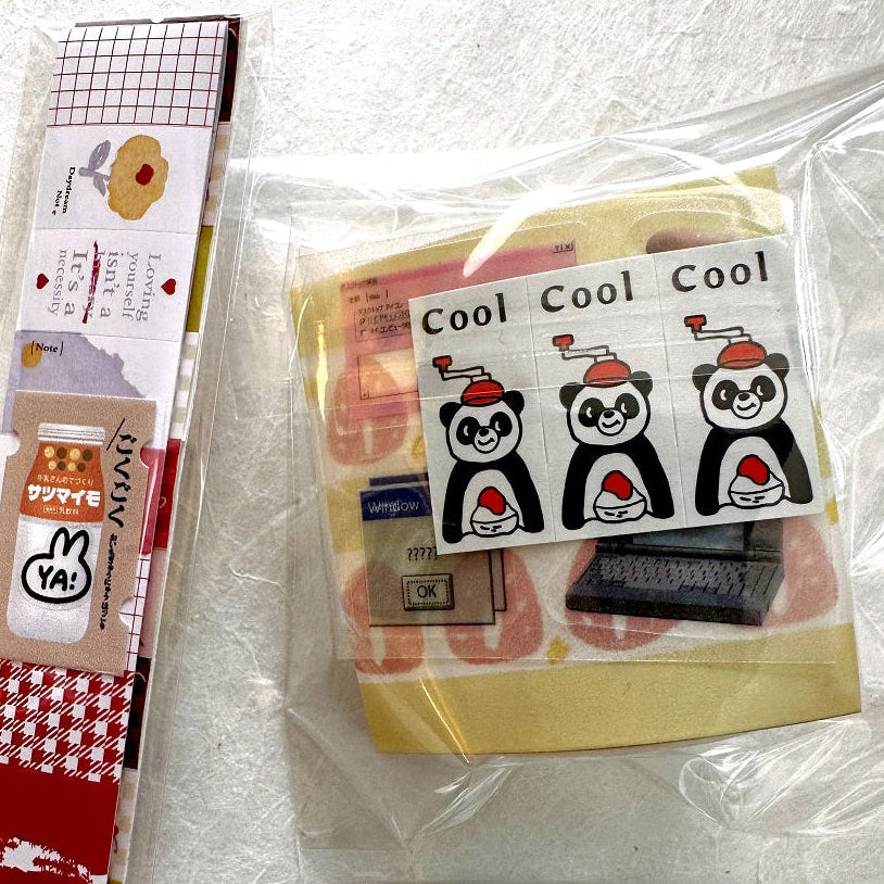 Panda Factory - Panda label sticker rolls SAMPLES