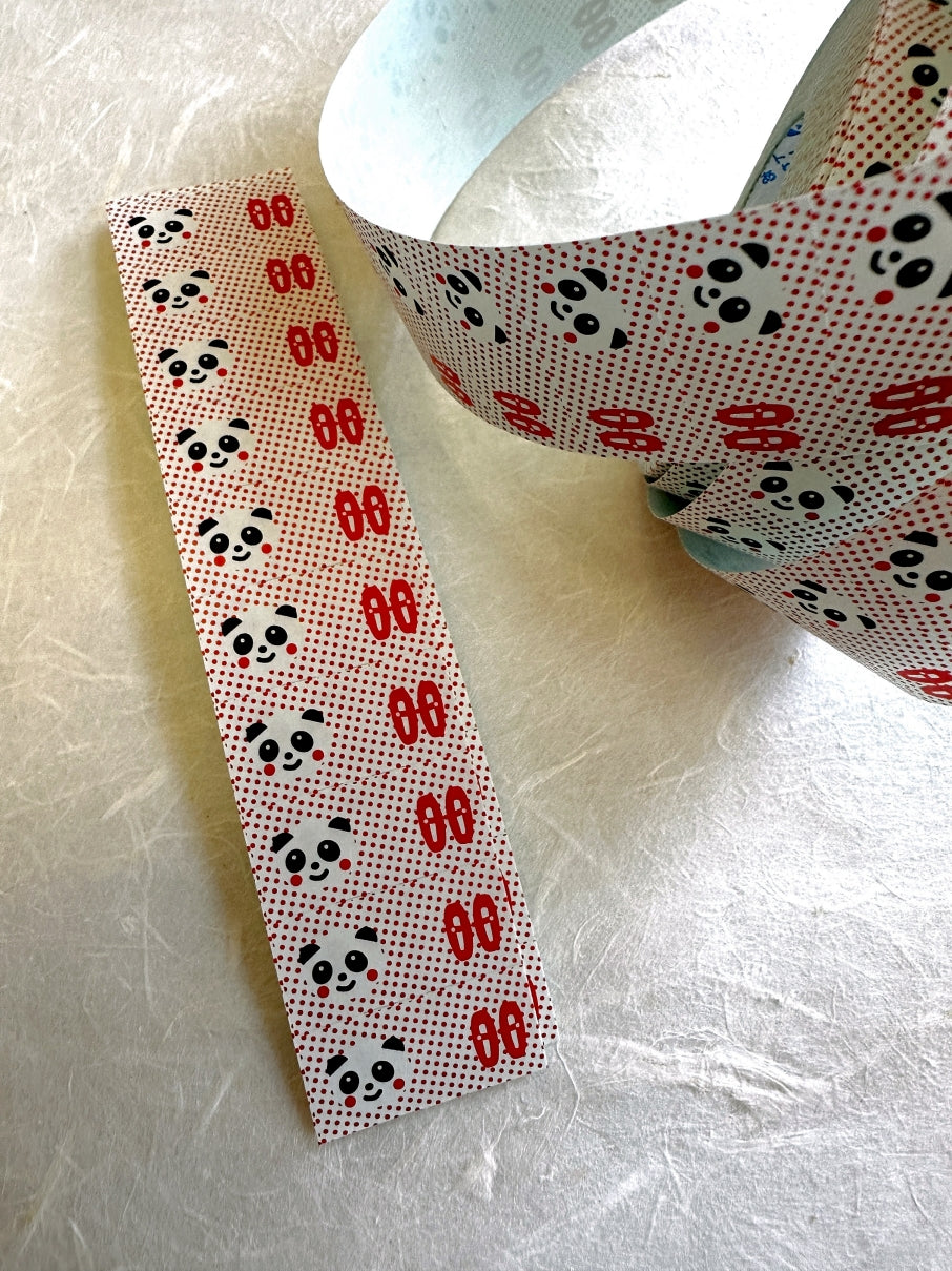 Panda Factory - Panda label sticker rolls SAMPLES