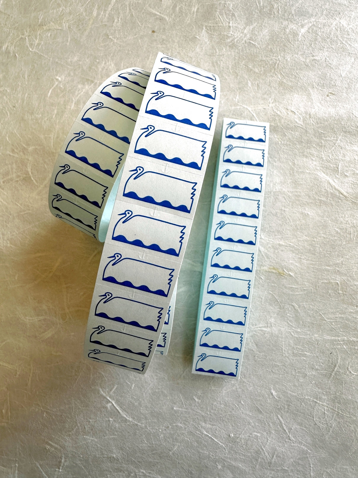 Panda Factory - Swan label sticker rolls SAMPLES