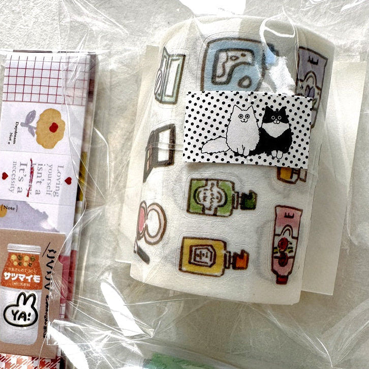 Panda Factory - Cat label sticker roll SAMPLES