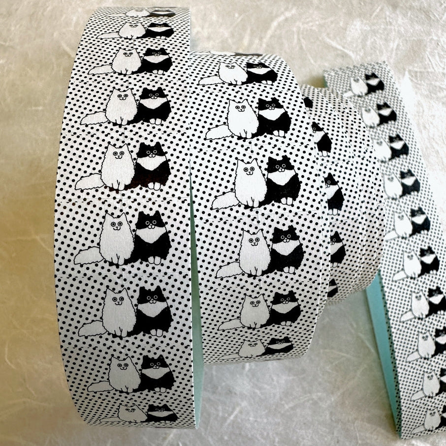 Panda Factory - Cat label sticker roll SAMPLES
