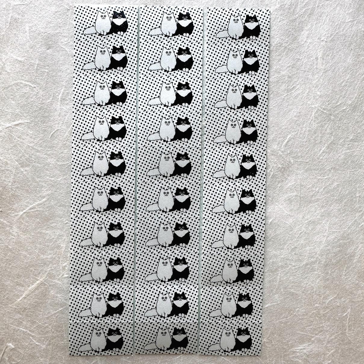 Panda Factory - Cat label sticker roll SAMPLES