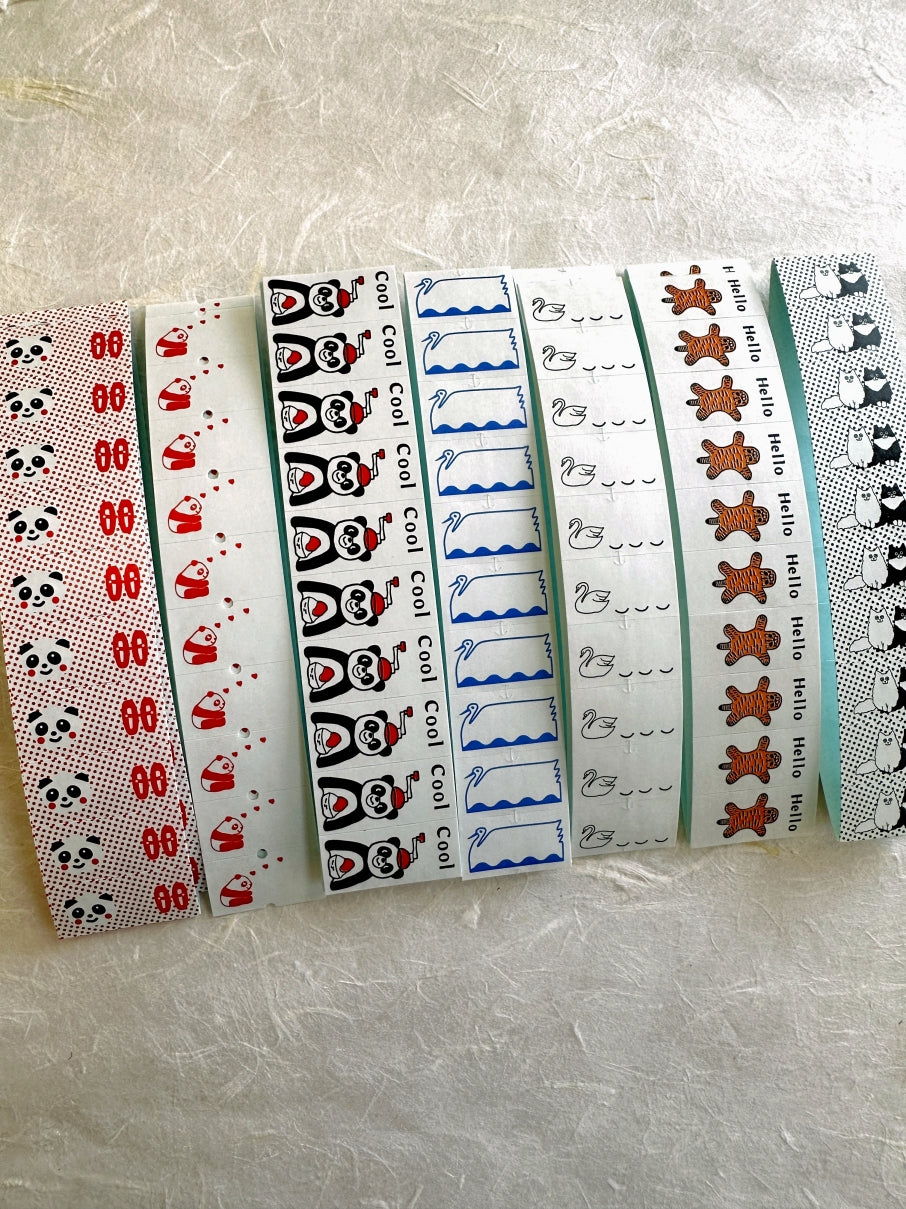 Panda Factory - label stickers MULTI SAMPLER SET
