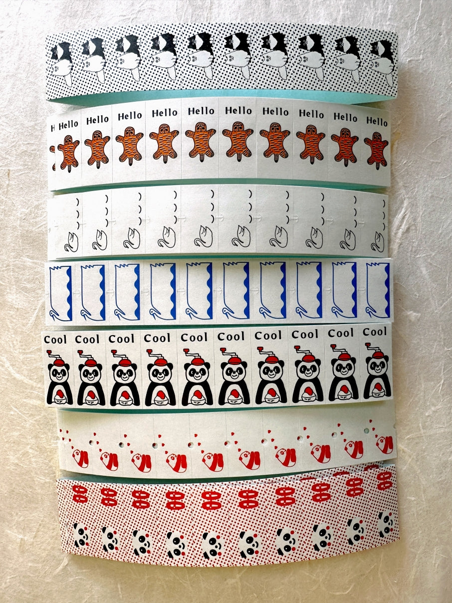 Panda Factory - label stickers MULTI SAMPLER SET