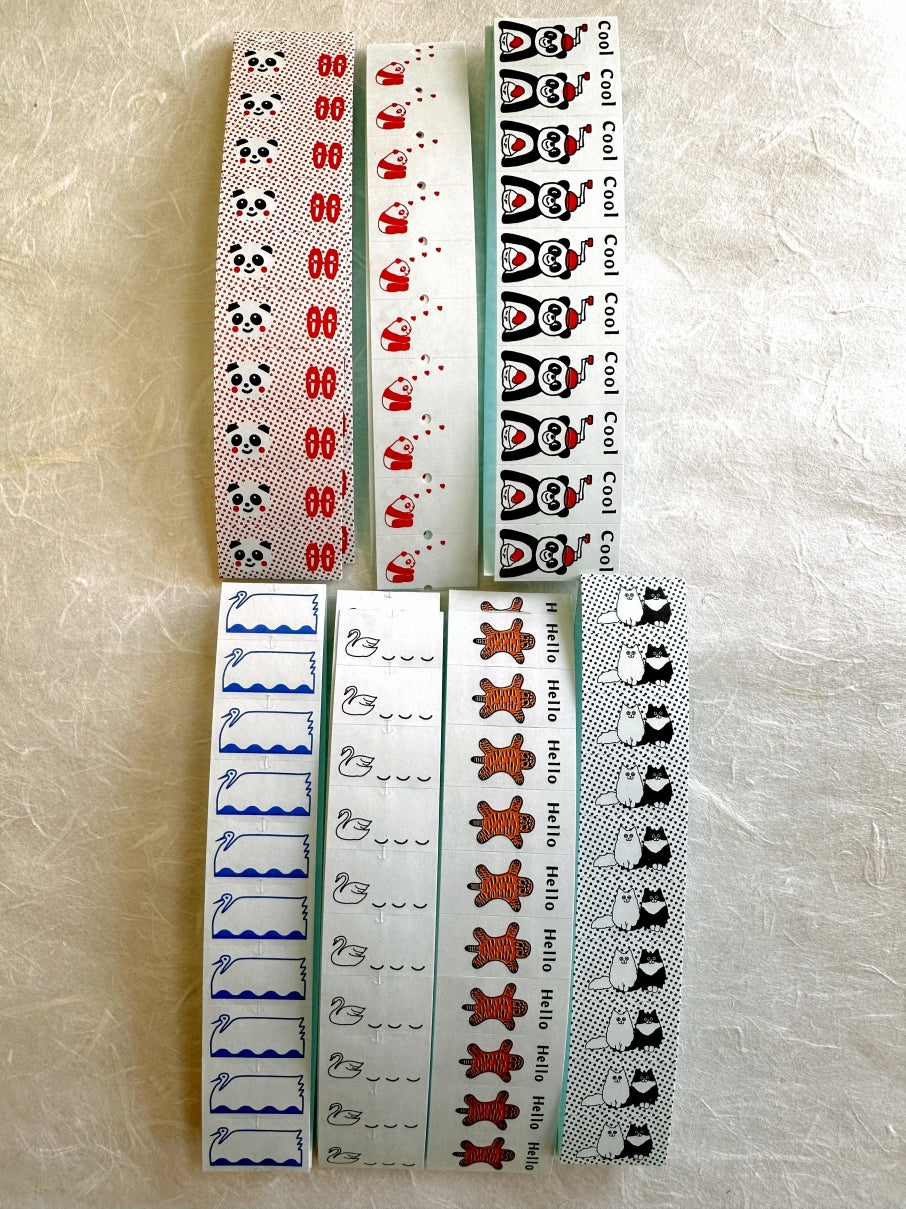 Panda Factory - label stickers MULTI SAMPLER SET