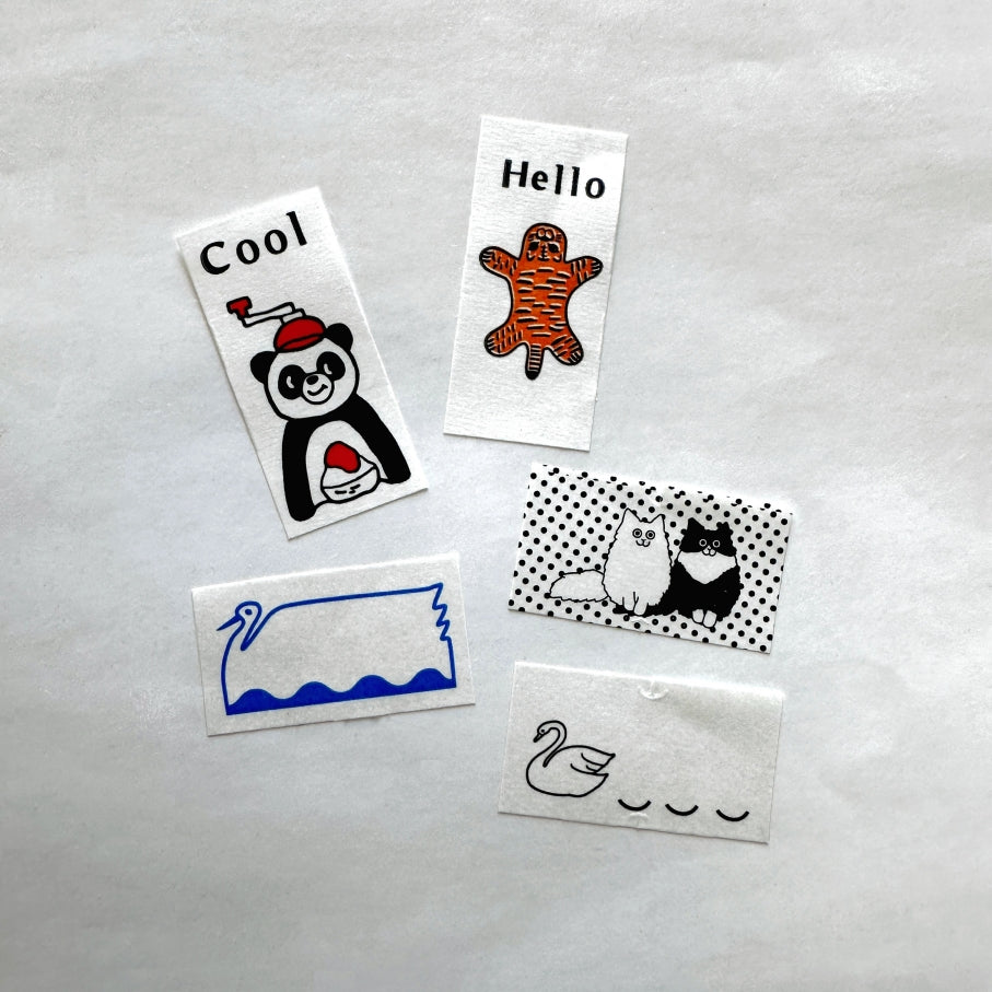 Panda Factory - label stickers MULTI SAMPLER SET