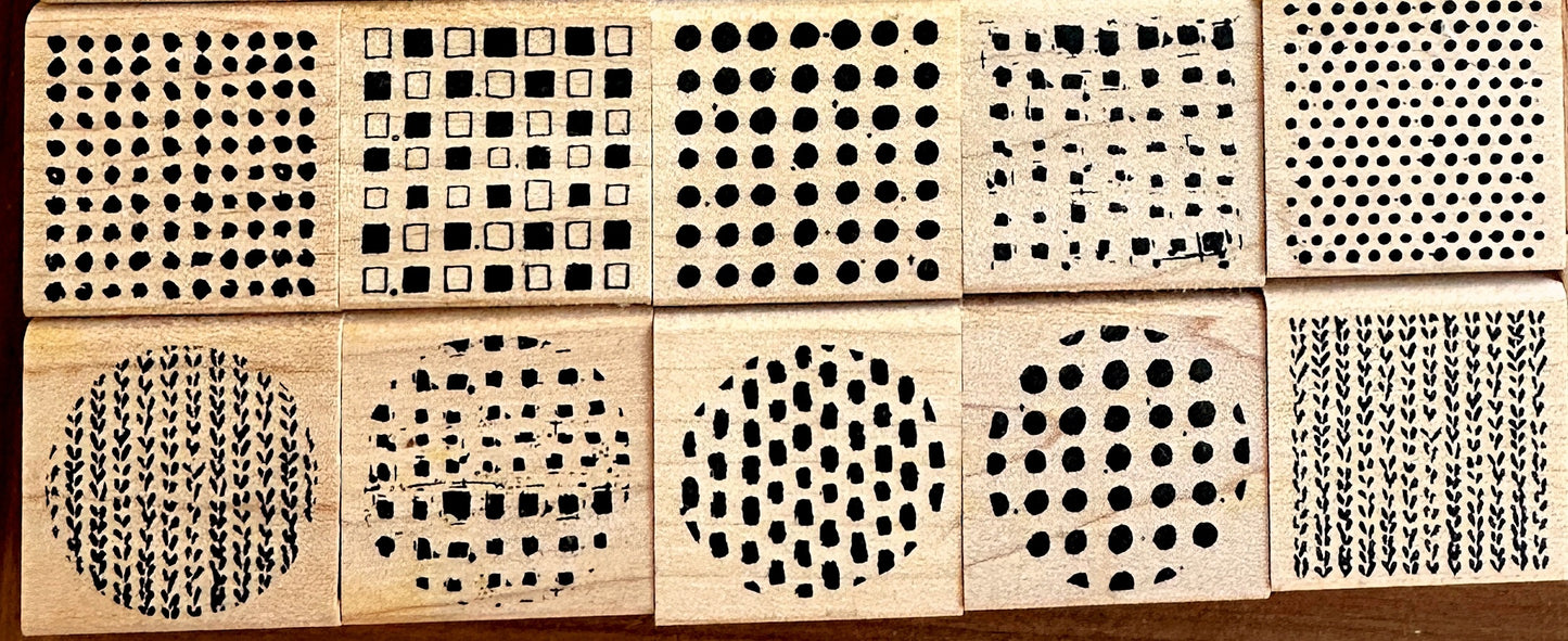 Lin Chia Ning - assorted rubber stamps [Pre-Loved]