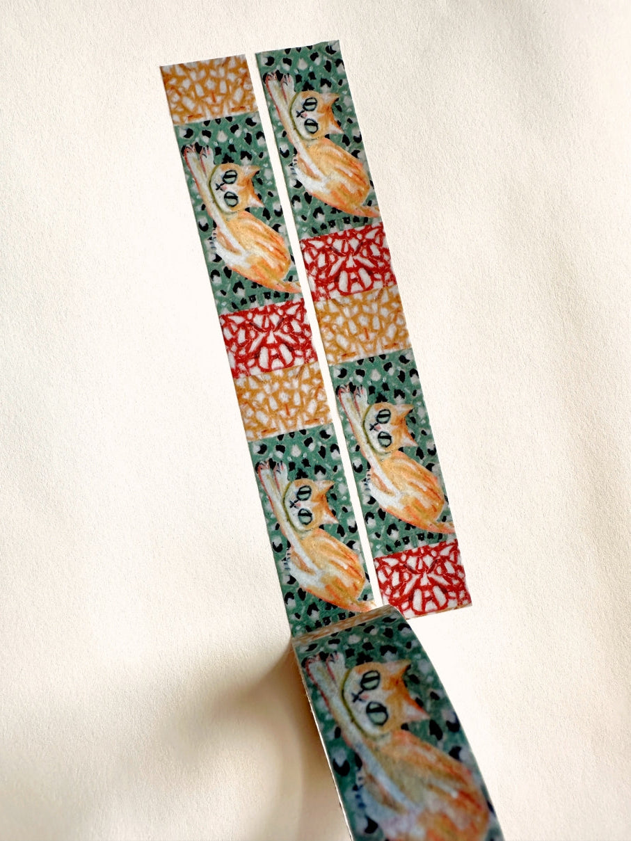 Peno Alcohol - Old Taiwan Life (cats & tiles) washi tapes SAMPLES