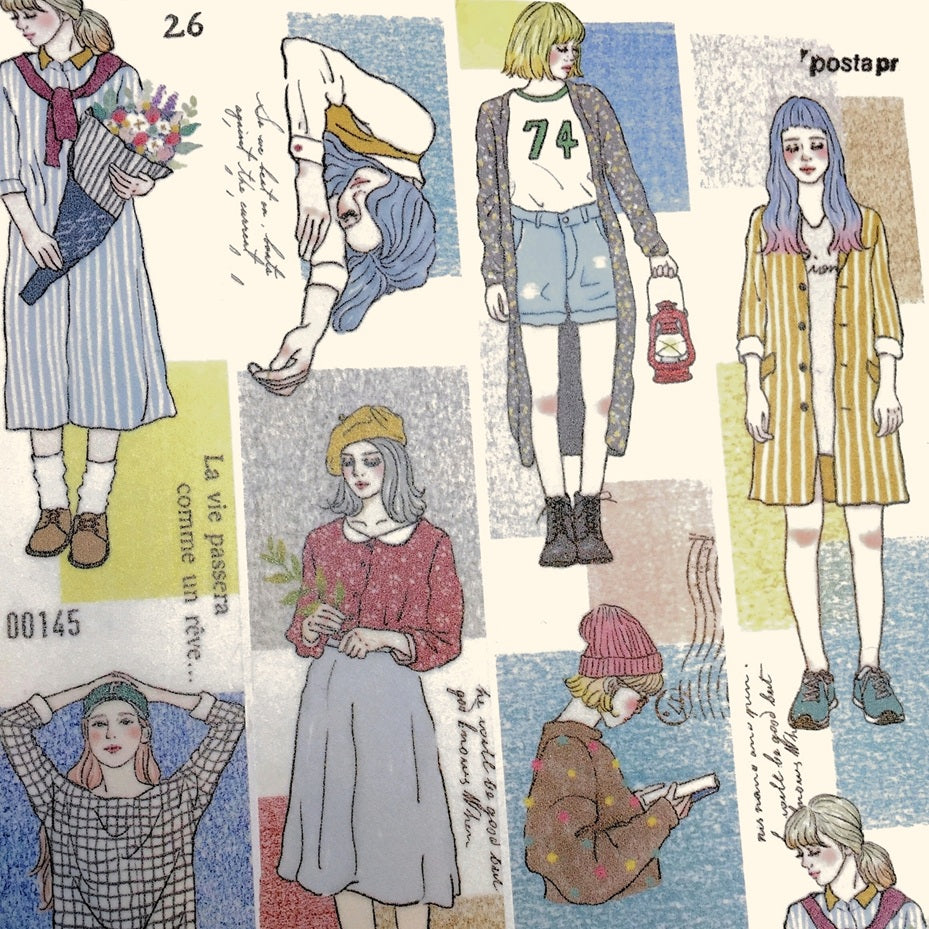 Pion - Mosaic washi tape SAMPLES
