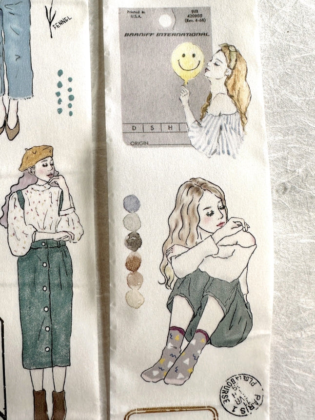 Pion - Girl Label washi tape SAMPLES