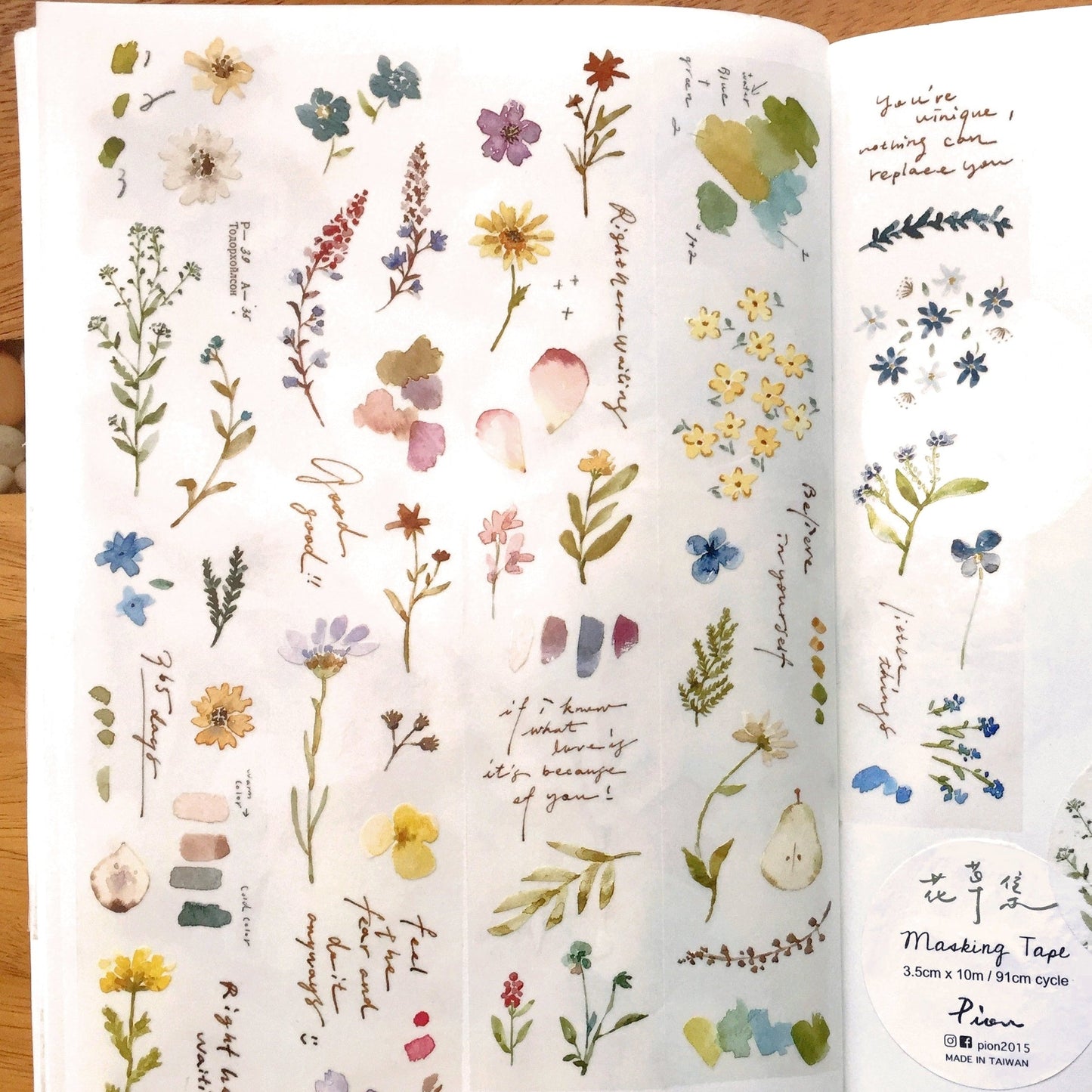 Pion - Garden PET tape SAMPLES