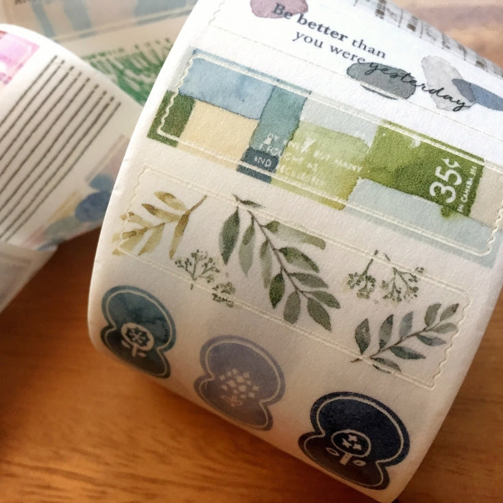 Pion - Piece by Piece kiss-cut washi tape SAMPLES