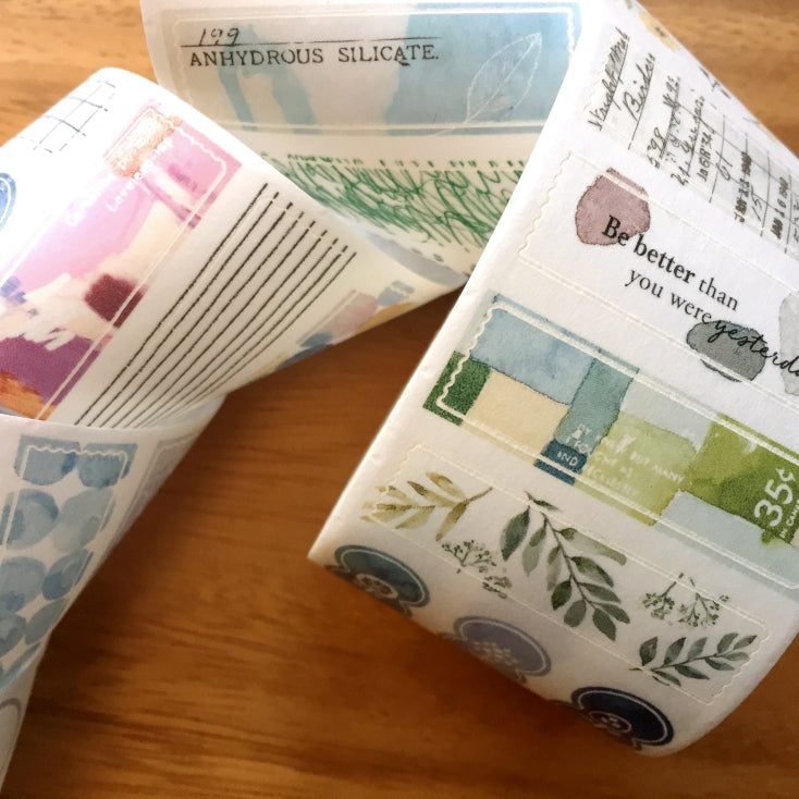 Pion - Piece by Piece kiss-cut washi tape SAMPLES