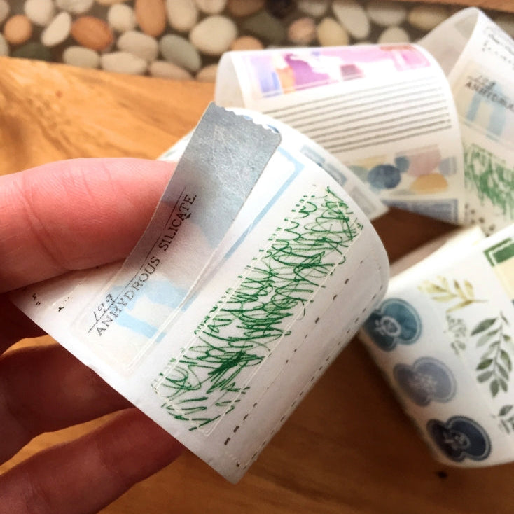Pion - Piece by Piece kiss-cut washi tape SAMPLES