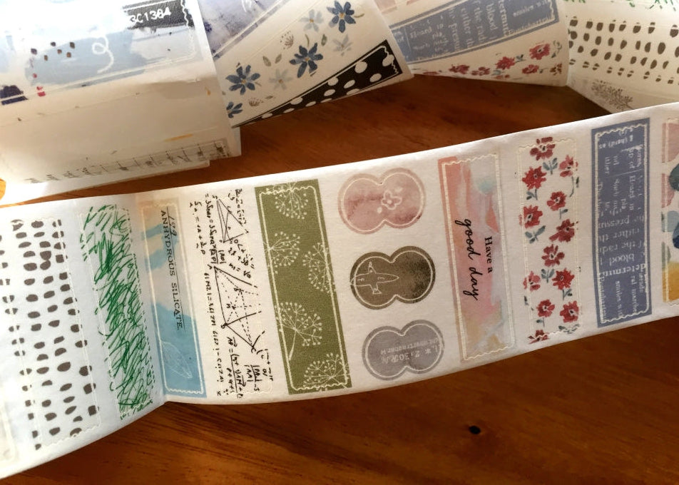 Pion - Piece by Piece kiss-cut washi tape SAMPLES