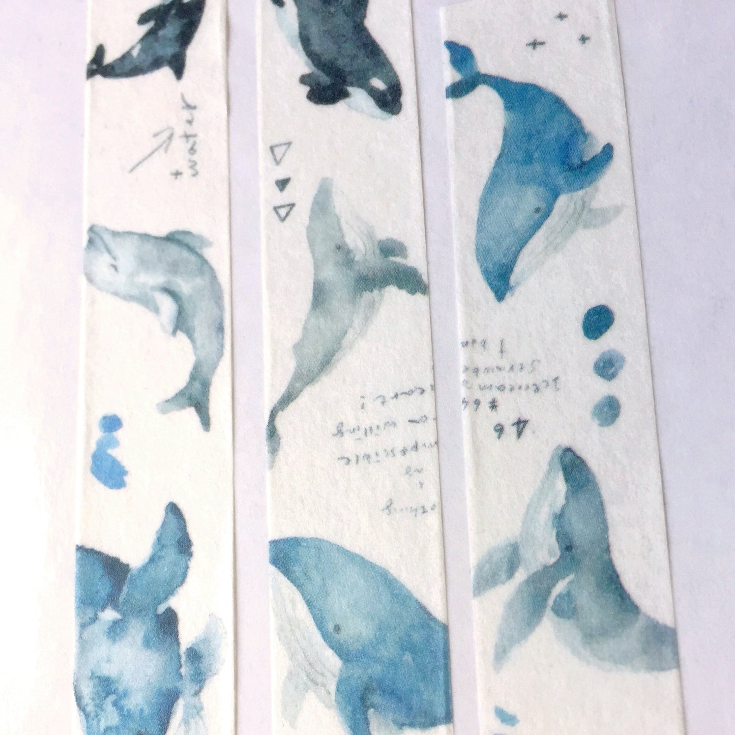 Pion - Blue + Green washi tape SAMPLES