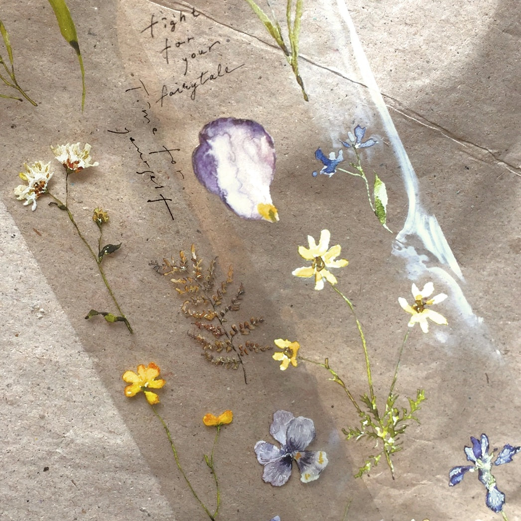 Pion - Pressed Flower Notes PET tape SAMPLES