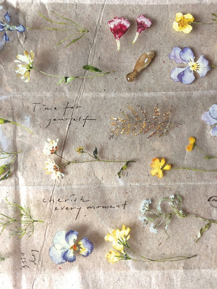 Pion - Pressed Flower Notes PET tape SAMPLES