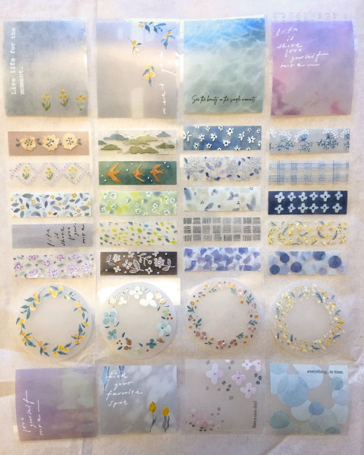 Pion - Meet You die-cut PET tape SAMPLES