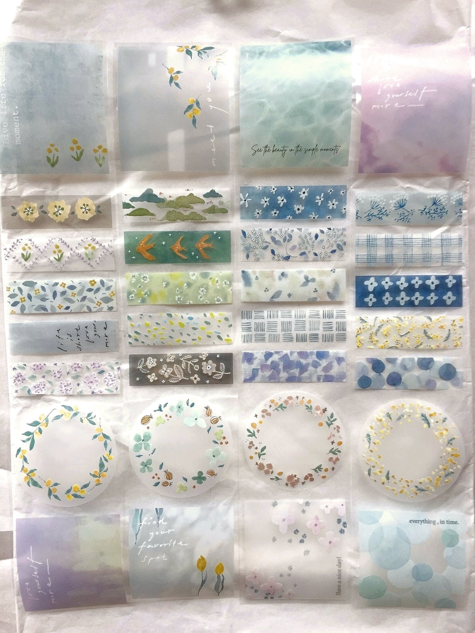 Pion - Meet You die-cut PET tape SAMPLES