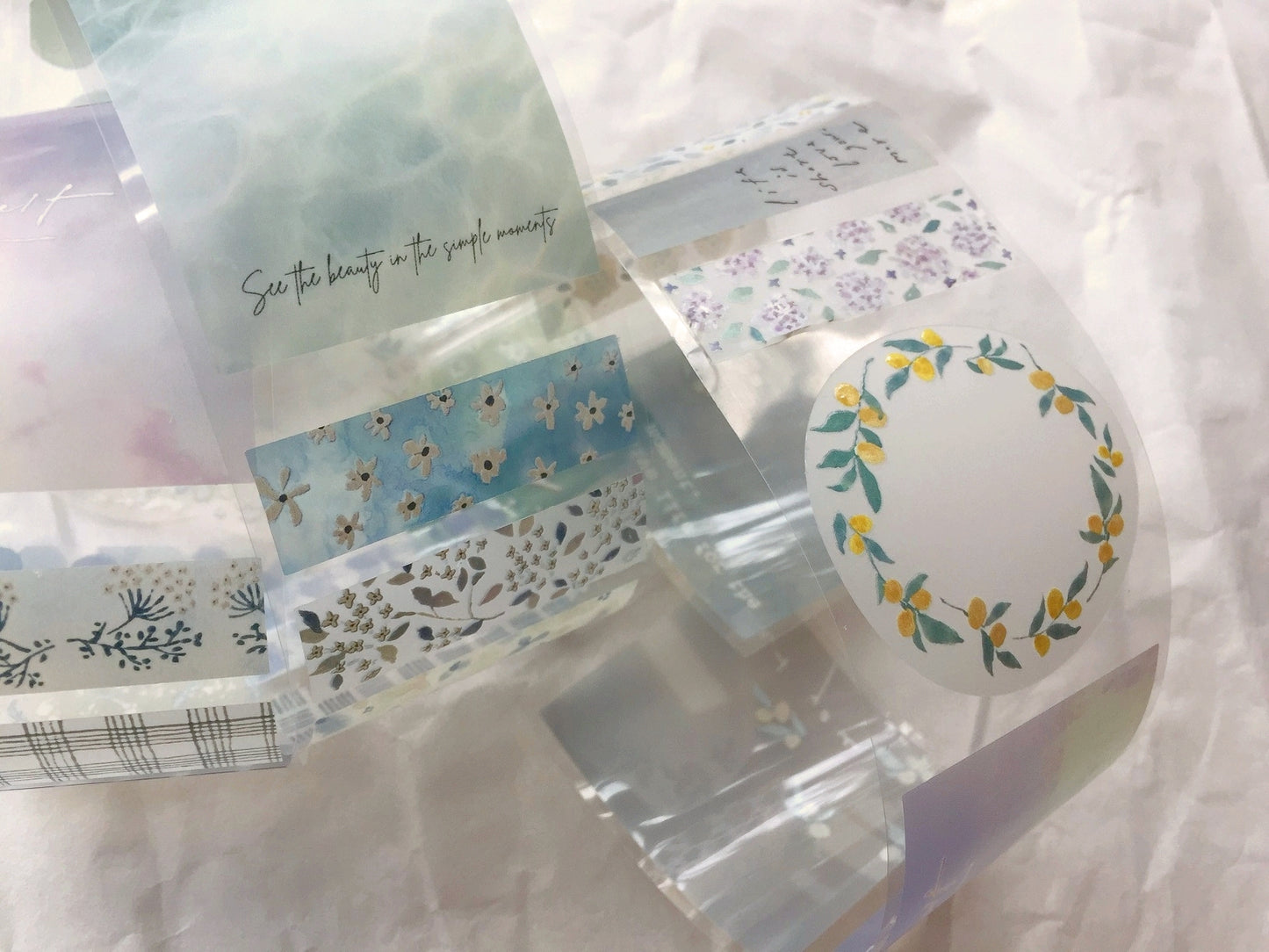 Pion - Meet You die-cut PET tape SAMPLES