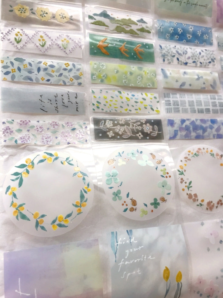 Pion - Meet You die-cut PET tape SAMPLES