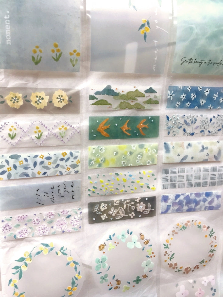 Pion - Meet You die-cut PET tape SAMPLES