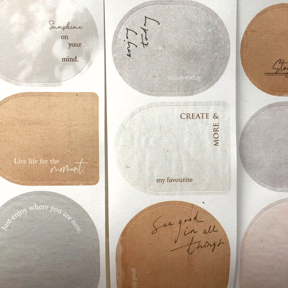 Pion - Background kiss-cut paper tape SAMPLES