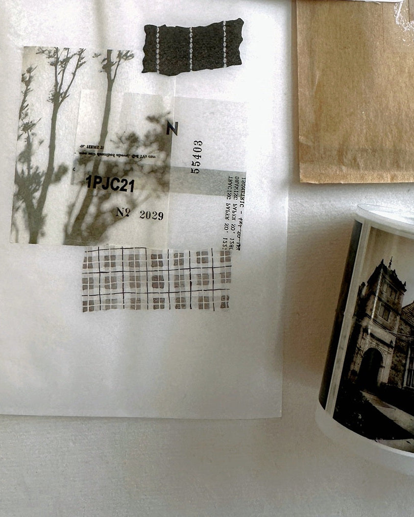 Pion - Floral cloth kiss-cut washi tape SAMPLES