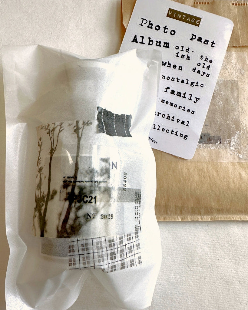 Pion - Floral cloth kiss-cut washi tape SAMPLES
