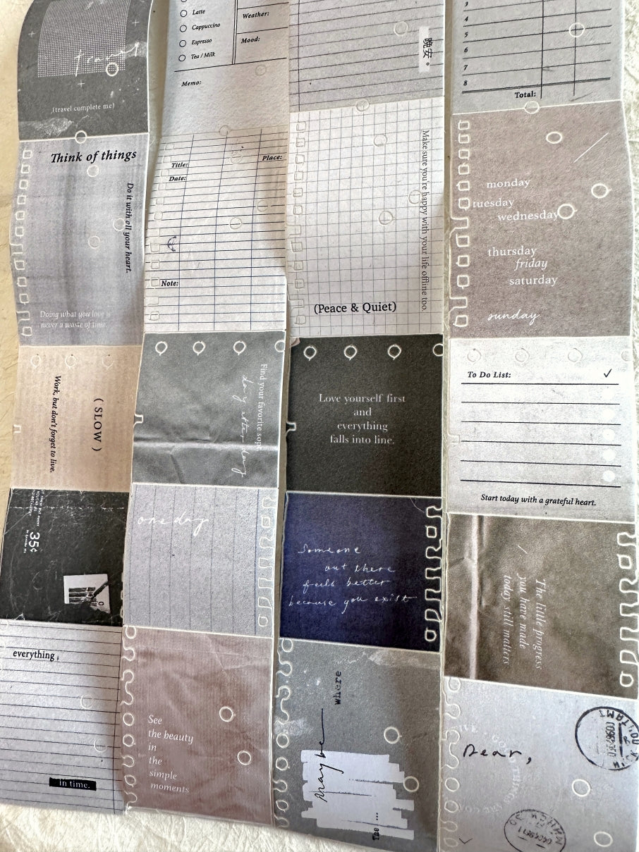 Pion - Paper kiss-cut paper tape SAMPLES