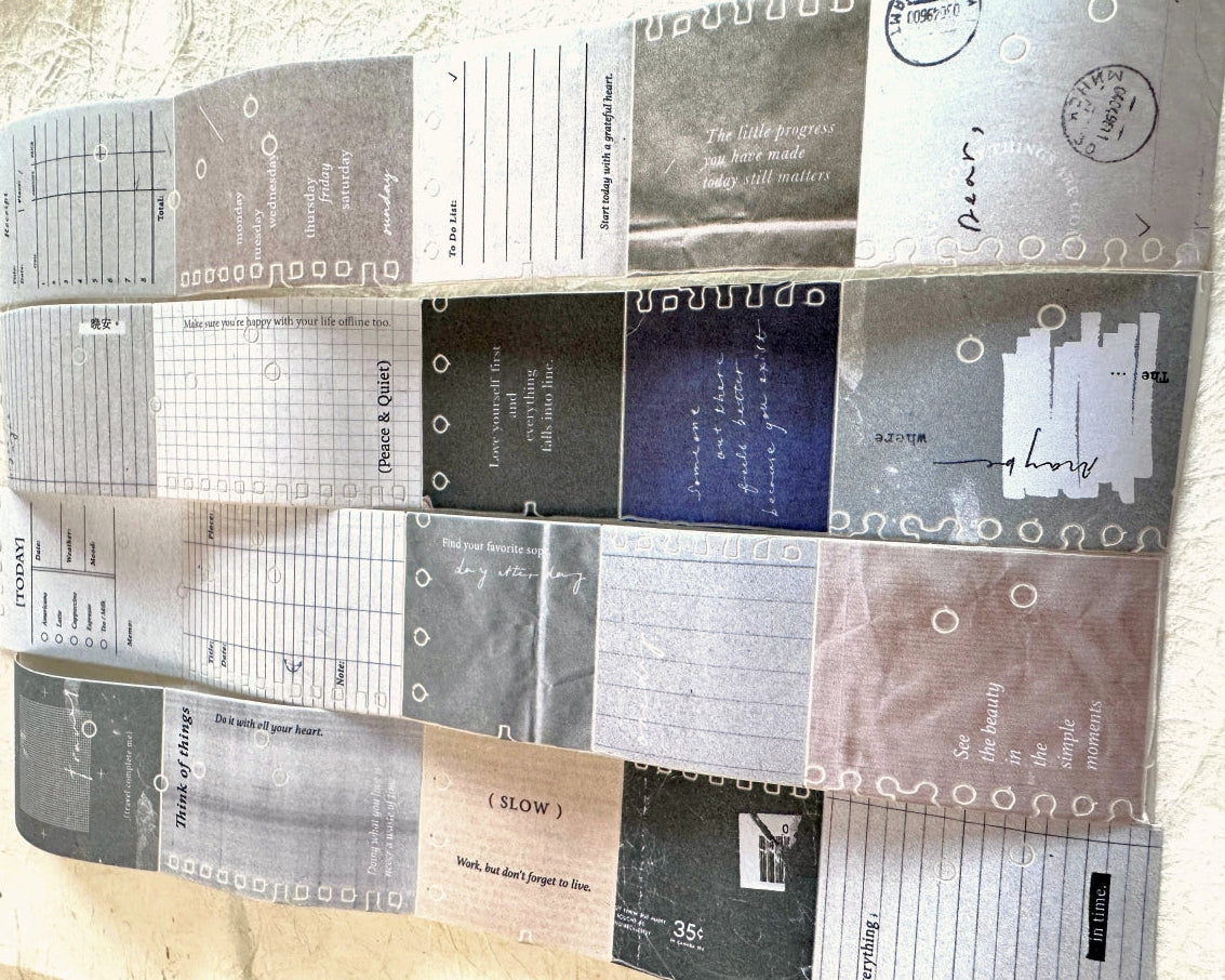 Pion - Paper kiss-cut paper tape SAMPLES
