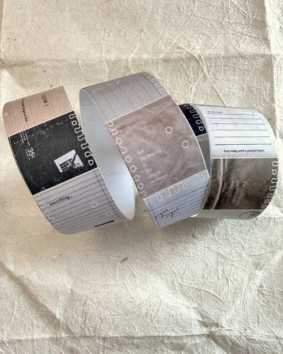 Pion - Paper kiss-cut paper tape SAMPLES