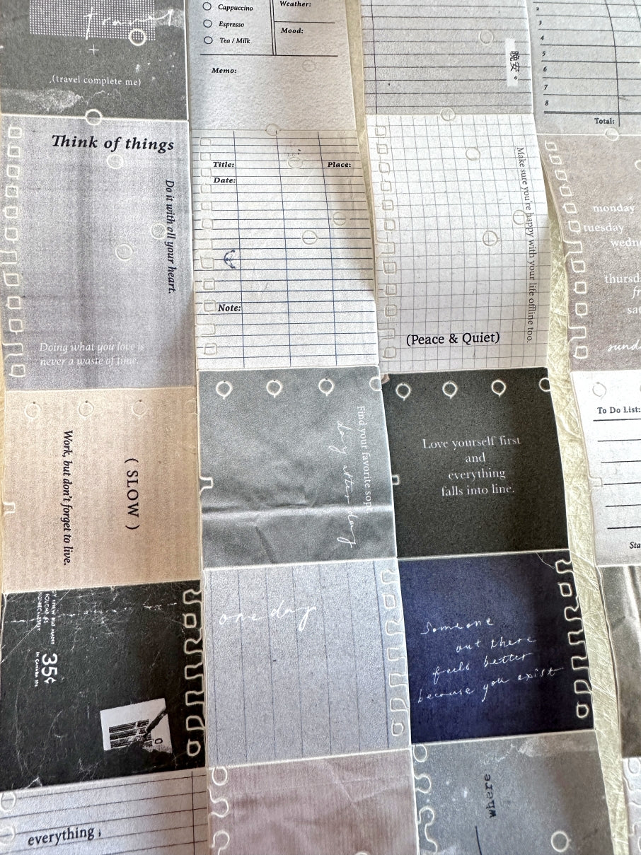 Pion - Paper kiss-cut paper tape SAMPLES