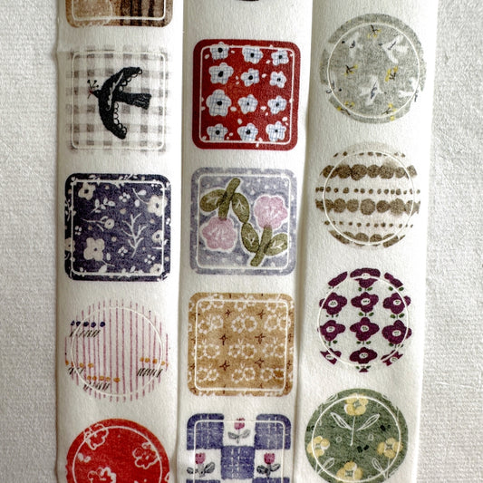 Pion - Coaster kiss-cut washi tape SAMPLES