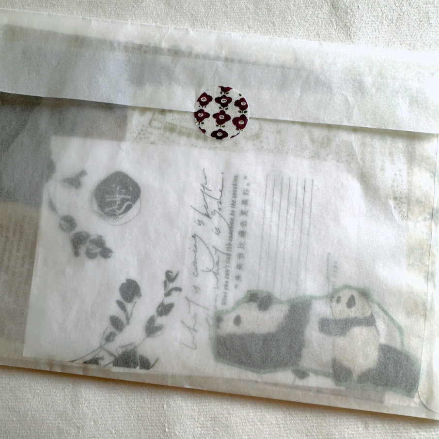Pion - Coaster kiss-cut washi tape SAMPLES