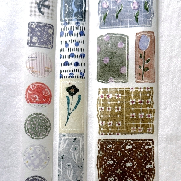 Pion - Coaster kiss-cut washi tape SAMPLES