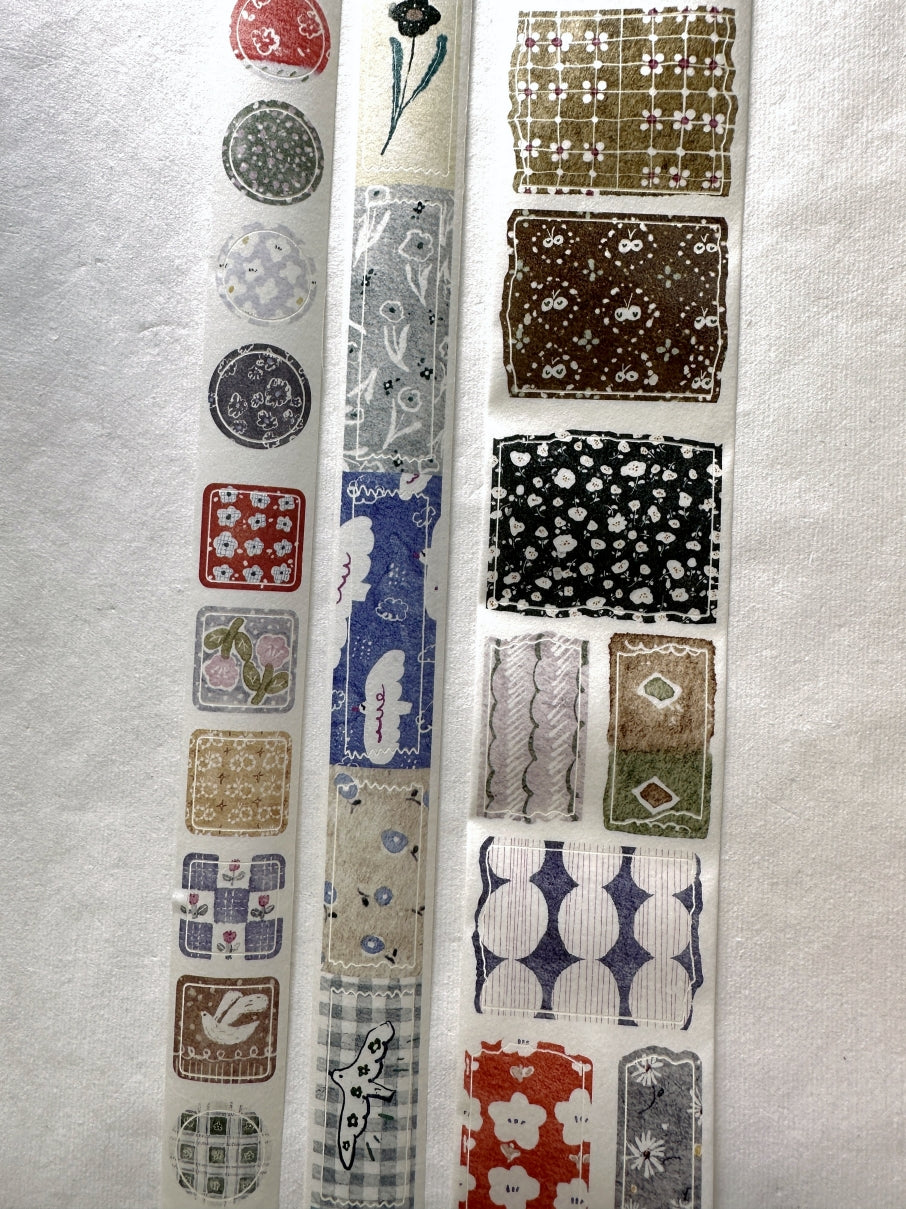 Pion - Coaster kiss-cut washi tape SAMPLES
