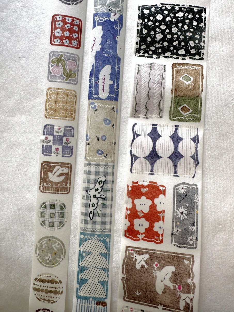 Pion - Candy Paper kiss-cut washi tapes SAMPLES