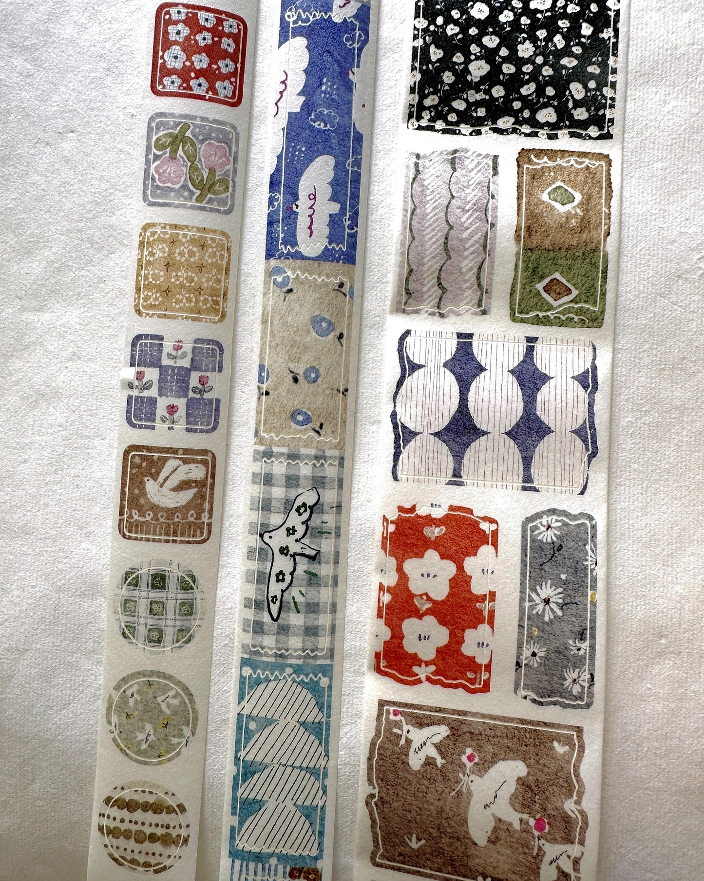 Pion - Ten Parts kiss-cut washi tape SAMPLES