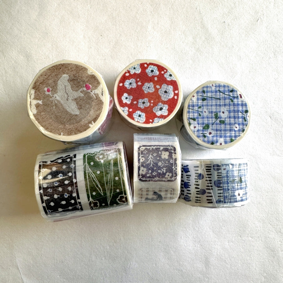 Pion - Coaster kiss-cut washi tape SAMPLES