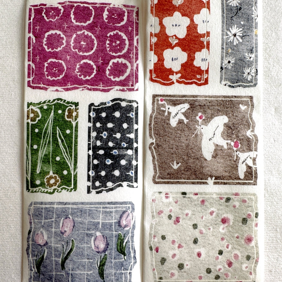 Pion - Candy Paper kiss-cut washi tapes SAMPLES