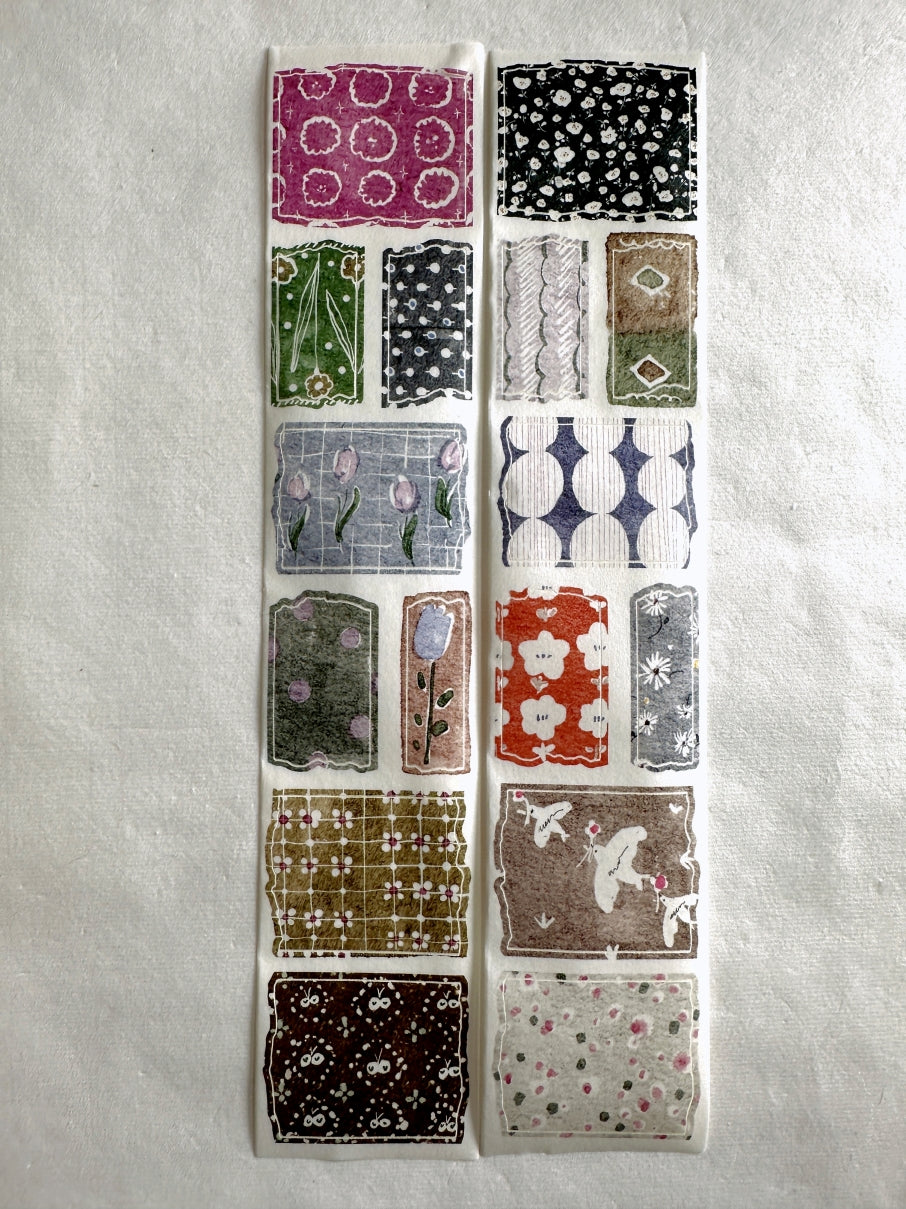 Pion - Candy Paper kiss-cut washi tapes SAMPLES
