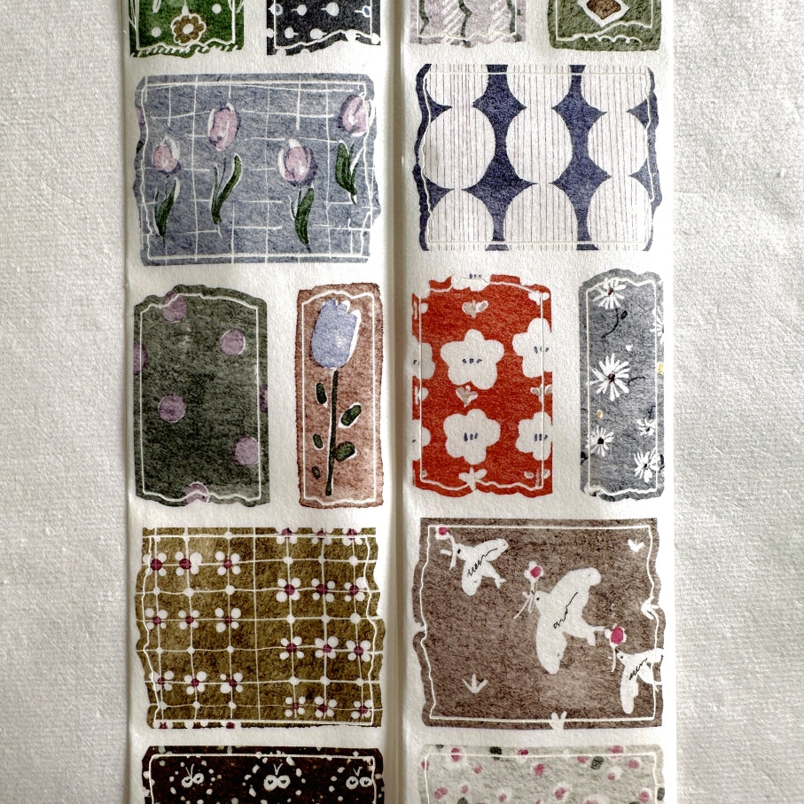 Pion - Candy Paper kiss-cut washi tapes SAMPLES