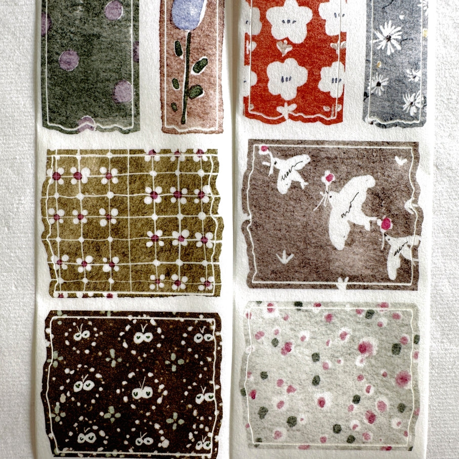 Pion - Candy Paper kiss-cut washi tapes SAMPLES