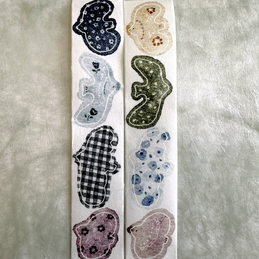 Pion - Fly kiss-cut washi tape SAMPLES