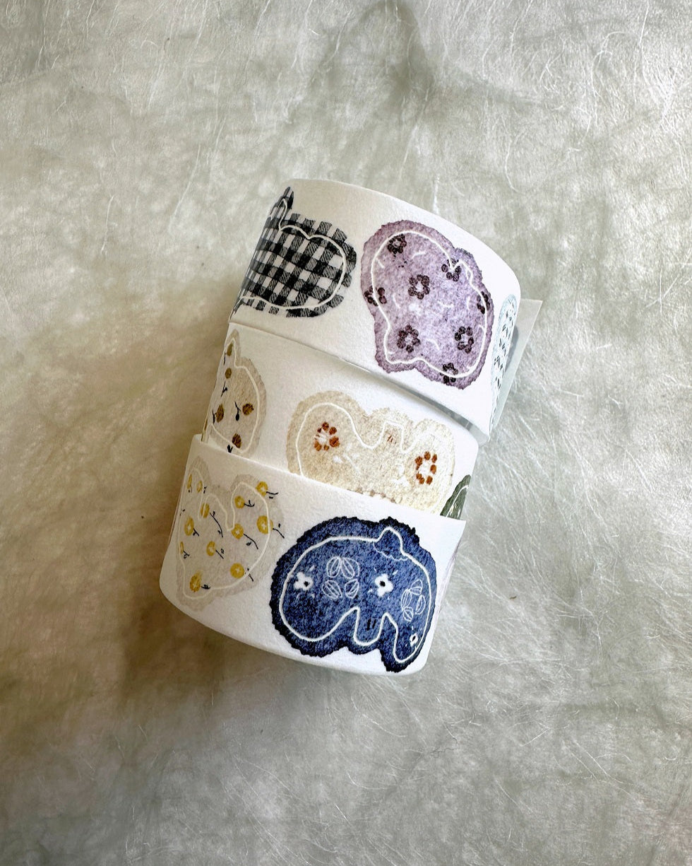 Pion - Fly kiss-cut washi tape SAMPLES