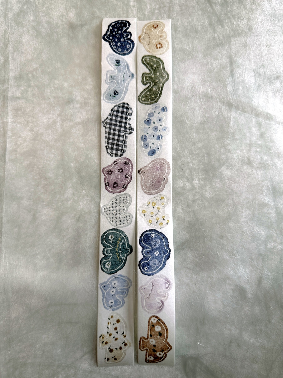 Pion - Fly kiss-cut washi tape SAMPLES