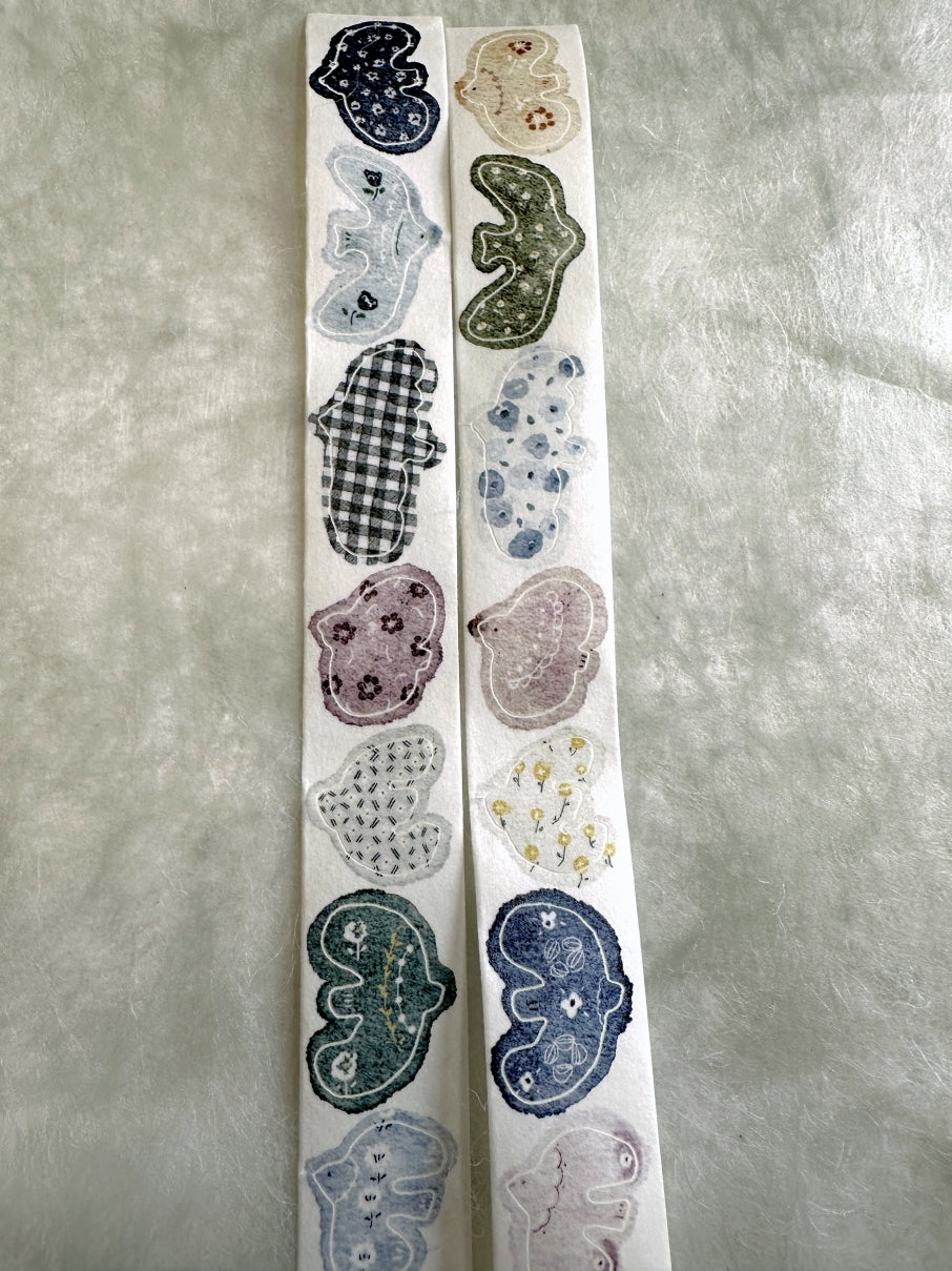 Pion - Fly kiss-cut washi tape SAMPLES